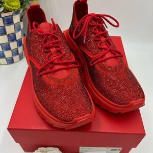Men, Salvatore, Ferragamo, Nima strass 
Crystal sneakers size 11 made in Italy
